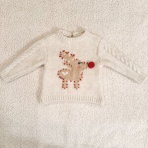 Zara Baby Rudolph Christmas Sweater *